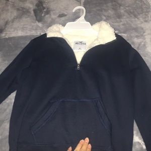 Hollister fluffy sweater